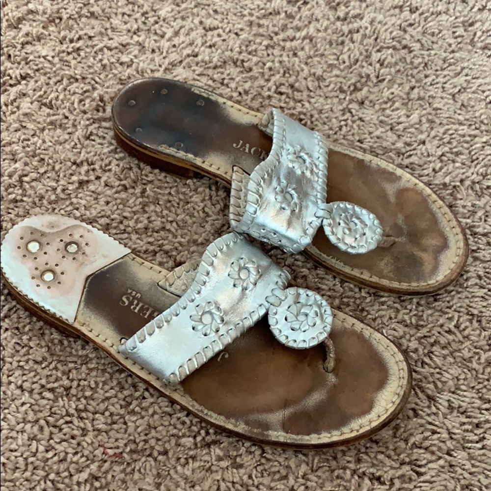 Silver jack rogers size 7